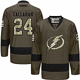 Glued Tampa Bay Lightning #24 Ryan Callahan Green Salute to Service NHL Jersey,baseball caps,new era cap wholesale,wholesale hats